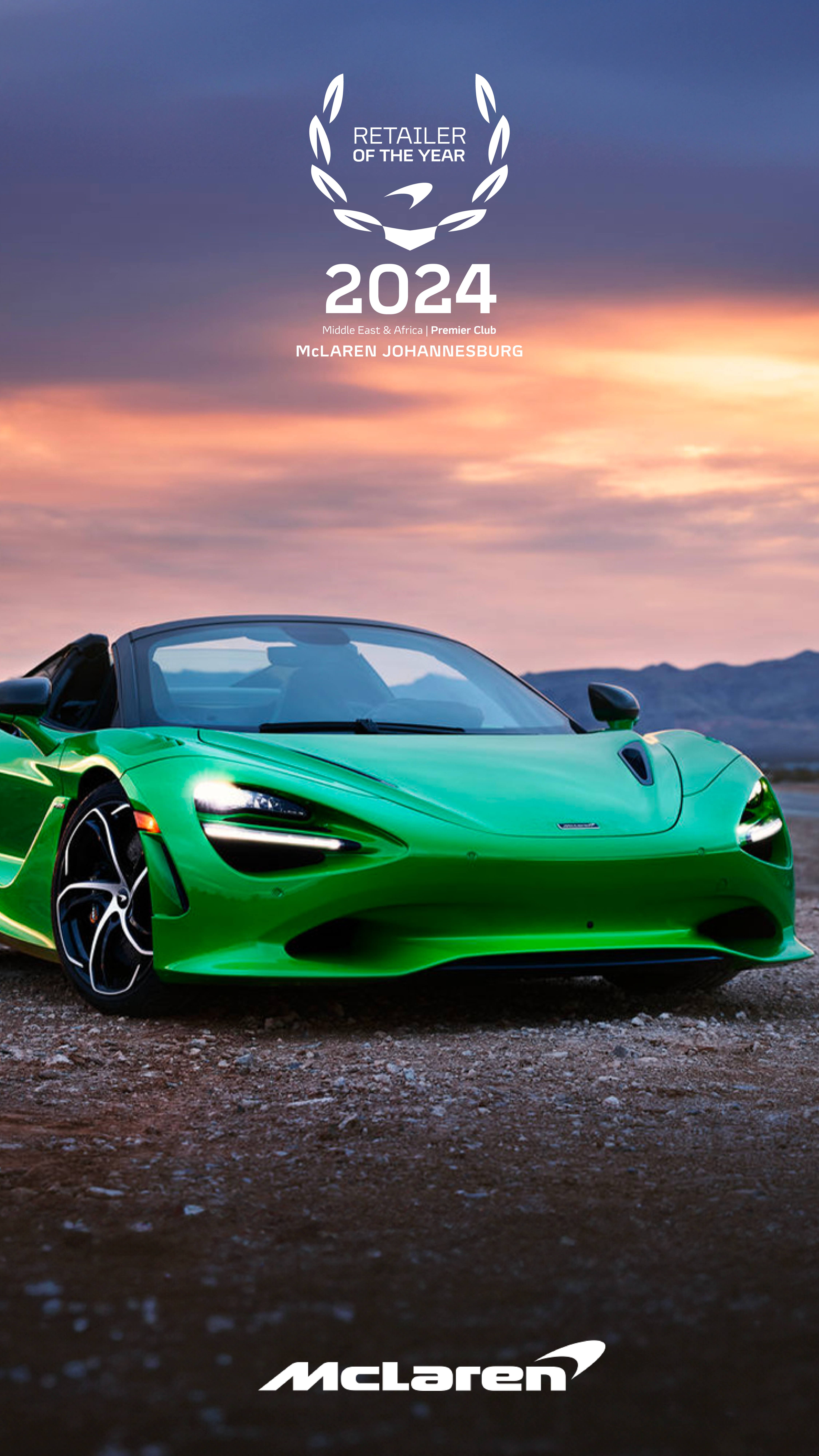 McLaren WhatsApp graphic